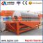 Magnetic separator for processing wet iron ore