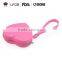 hot new products for2015 silicone lady bag / heart shape silicone hand bag with hand handle strape