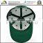 Fashion headwear embroidery logo green curved brim cotton trucker cap