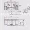 JL-B zinc alloy cabinet door hinge