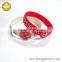 Custom made silicone teething bracelet debossed wristband customize stretch silicone bracelet