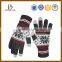 Promotional customized magic touch screen gloves for ipad