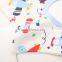 100% cotton jersey star shape waterproof absorbent cotton Bibs