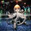 Theme park fiberglass octopus sculpture