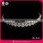 Classical USABride Silver Crystal Rhinestone Princess Tiara Crown Bridal Tiara