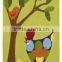 Blue car design hand tufted high quality kids play mat