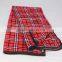 Multi-Purpose Travel Home Polyester Plaid Fleece Blanket