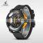 WEIDE popular brand best selling products sports watch men silicone band dual time stainless steel back water resistant watches
