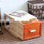 creative solid wood unfinished compartment wooden storage box