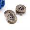 four holes zinc alloy metal sew button factory