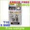 Error Free T10 W5W 194 5050SMD t10 led canbus 24v
