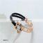 Alloy electroplating diamond peach heart red bracelet jewelry crystal