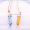 <<<2016 New Necklace Selling Six Natural Stone Pendant Chain Pendant Jewelry Accessories Women Necklaces & Pendants/