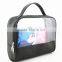 Transparent Cosmetic Pouch Clear PVC Zipper Bags with Handles