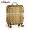 Top Sale And High Quality Sunrise Golden Aluminum Vanity Trolley luggage case