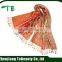 Custom magic digital print fashion silk scarves