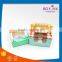 Best Quality Lovely With The Handle Handmade Pink White Cardboard Cake Box