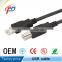 The square opening Lines to copper tape screened 10 meter USB print 2.0 printer cable