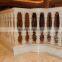 china nature stone white marble balusters handrail