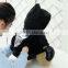 2016 Hot Sale Custom Black Clothe Bear Toy Cute Plush Teddy Bear
