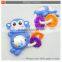 Lovely animal baby learning sway bell rattle baby rattle toy set