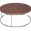 Living room furniture italy round natural marble top coffee table for sale
