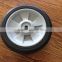 8 inch rubber wheel with plastic rim used for toys kid cart wheels