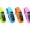 Bluetooth Waterproof Fitness E06 Smart band Tracker Smart Watch with oled touch panel for Mobile Phones