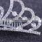 Korean fashion love Crown bride Crown alloy rhinestone hair comb hair accessories jewelry Factory outlets