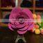 2015 fashion red rose fabric brooch