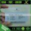 White screen clear plastic business cards/ transparent card
