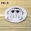 small exquisite light transparent for hotel acrylic coaster