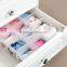 household storage for underwear and jewellery clear plastic storage box with dividers