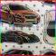 embossed PVC stickers car design stickers