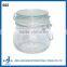 Kitchen Glass Clip Top Lids Storage Jars Clear Glass Jar for Jam CK02
