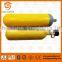 Stainless steel gas cylinder for SCBA