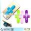 Colorful phone stand silicone mobile phone display stand with custom logo