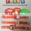 LED silicone Merry Christmas bracelets
