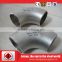 Pipe fittings for stainless steel 90 degree elbow