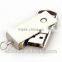 metal swivel usb 4gb , keychain usb drive laser print ,engraved metal usb with 16GB from SZ factory