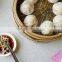 18cm reusable natural handmade bamboo steamer basket