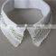 tulle detachable collar with rehinestone, lady collar with white pearl, fashion lady collar 2016