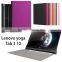 3-Fold Quality Karst Texture Leather CASE for LENOVO YOGA TAB 10.1 X50L Case foldable smart case Business Protective case PC+ PU