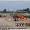 flatbed trailer with container lock