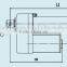 Stroke 1000mm heavy duty 12v/24v/36v/48v dc linear actuator with 7000N heavy load for automatic equipment