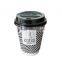 8oz ripple wall printed disposable paper coffee cups