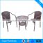 3 pcs Outdoor Garden Coffee Table And Folding Chair