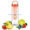Twist cap BPA free infuser plastic joyshaker water bottle