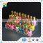 2015 Custom High Clear Acrylic Nail Polish Holder Simple Design 5 Stairs Acrylic Nail Polish Display Acrylic Nailpolish Stand
