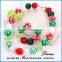 Small Colorful balls green girls' bowknot Christmas charm ornament bracelet